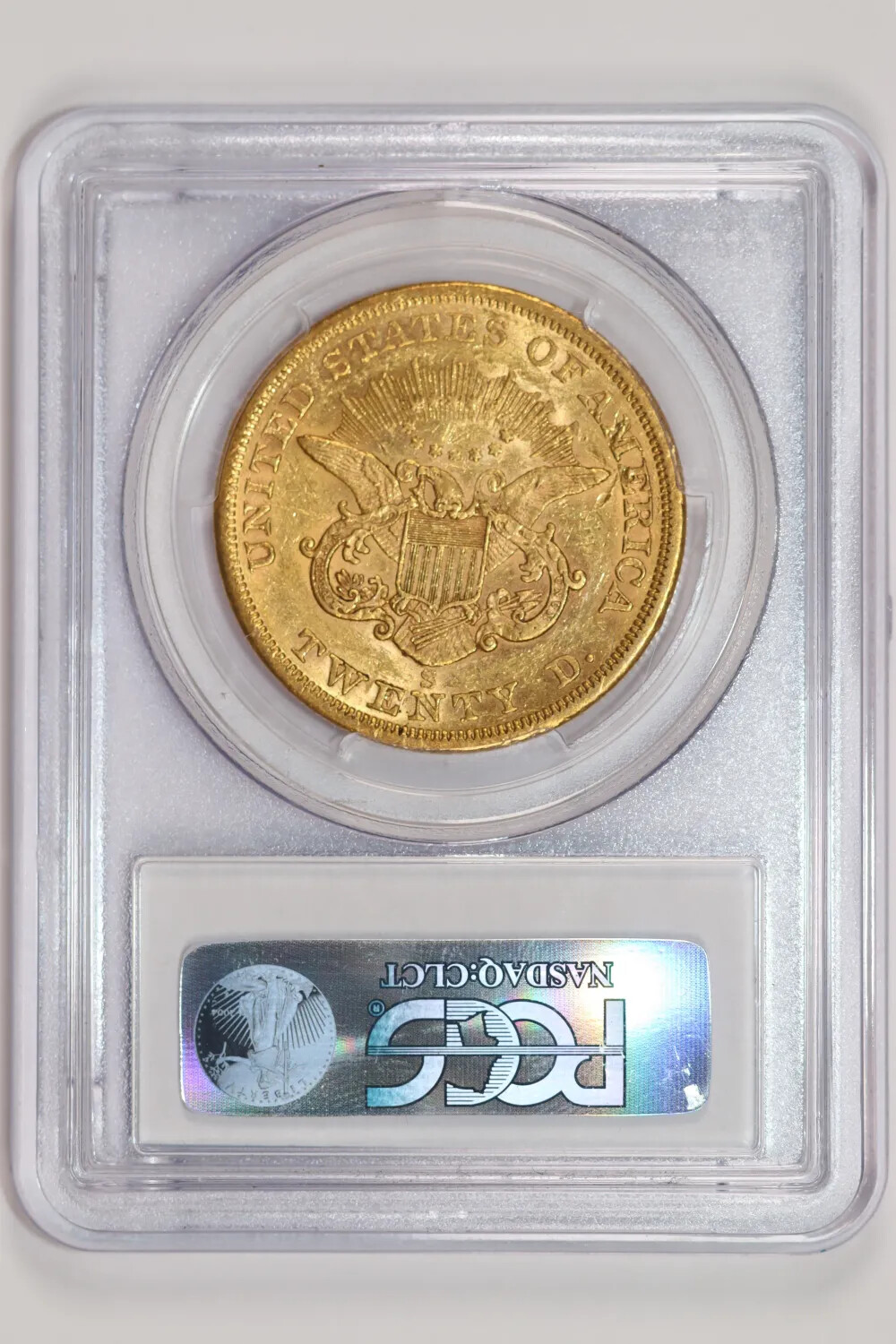 Collectors Corner - 1862-S $20 AU58 PCGS - #73336009