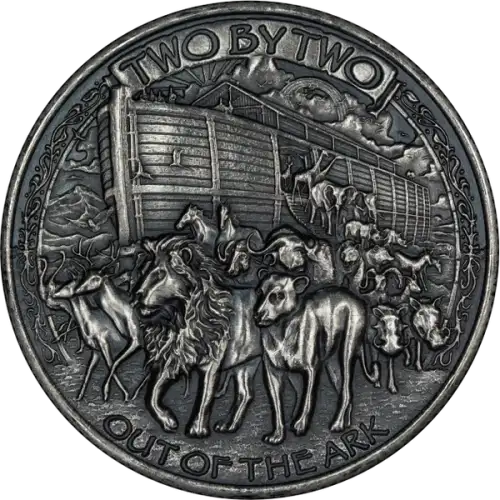 1 oz Silver Round - Noahs Ark (Antique) (2)
