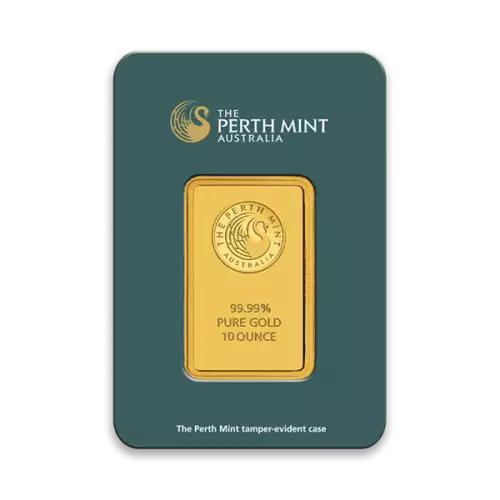 10oz Australian Perth Mint Gold bar - Minted (5)