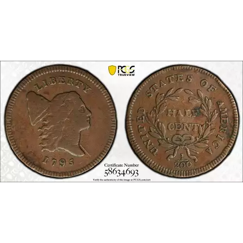 1795 1/2C Lettered Edge, BN (2)