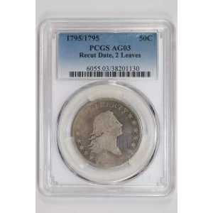 1795/1795 50C Recut Date, 2 Leaves