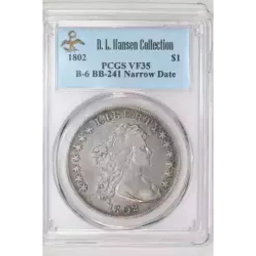 1802 $1 B-6 BB-241 Narrow Date (2)
