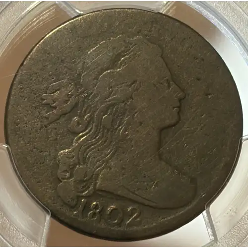 1802 LARGE CENT PCGS VG8 S-233