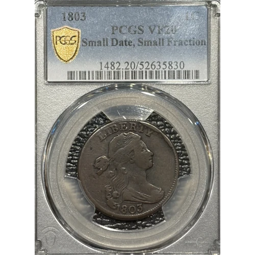 1803 1C Small Date, Small Fraction, BN (3)