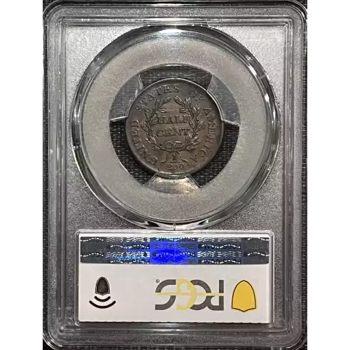 1806 1/2C Small 6, No Stems, BN (3)