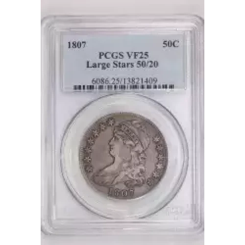 1807 50C Large Stars 50/20