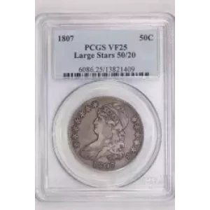 1807 50C Large Stars 50/20