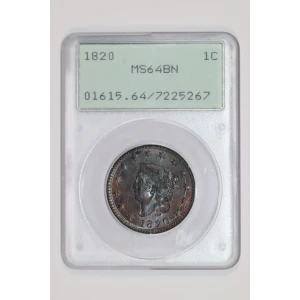 1820 1C Large Date, BN