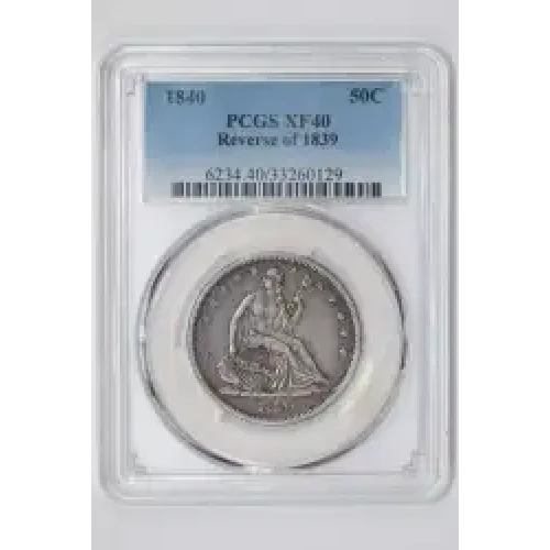 1840 50C Small Letters