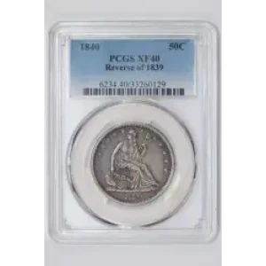 1840 50C Small Letters