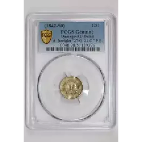 (1842-50) G$1 A. Bechtler 