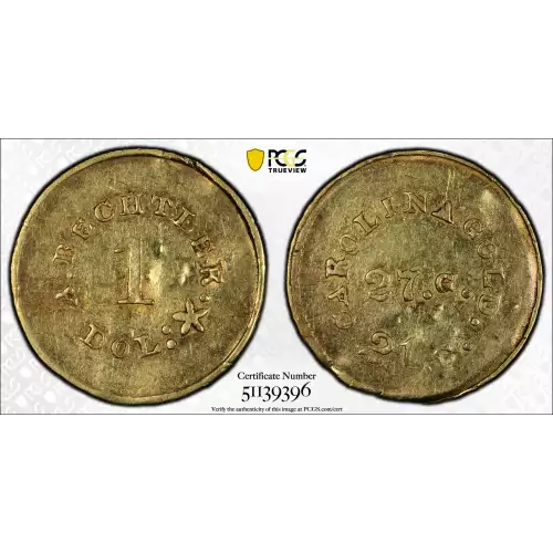 (1842-50) G$1 A. Bechtler 