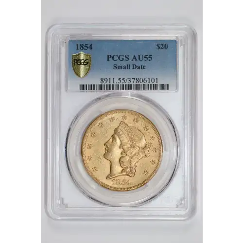 1854 $20 Small Date (2)