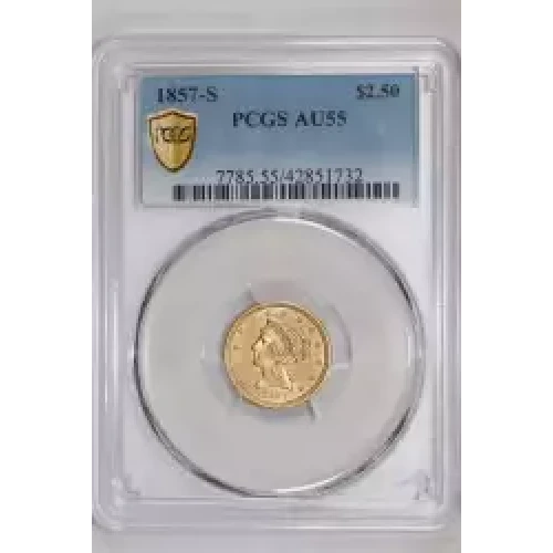 1857-S $2.50