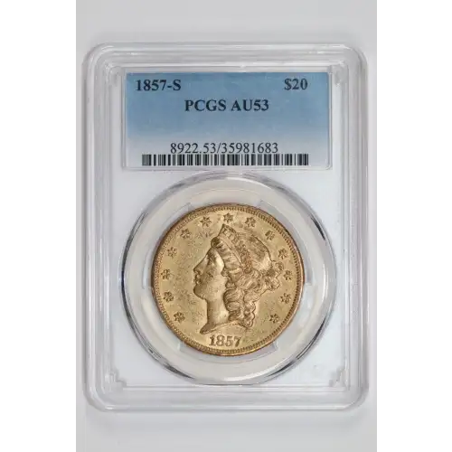 1857-S $20