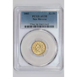 1861 $2.50 New Reverse