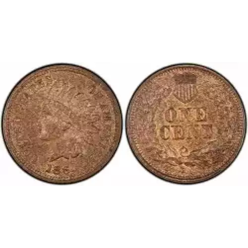 1864 1C L On Ribbon, RB