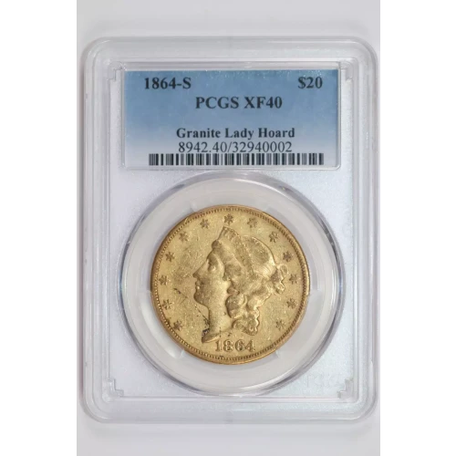 1864-S $20