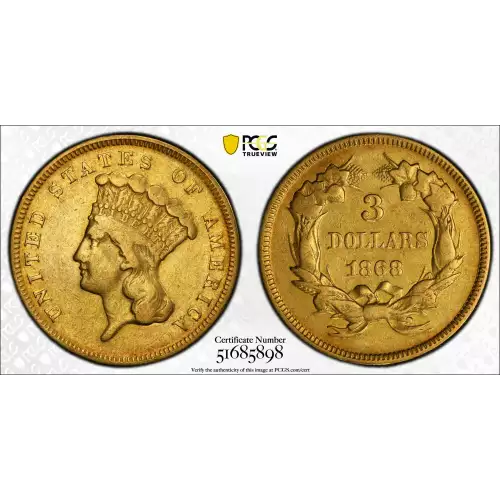 1868 $3 (2)