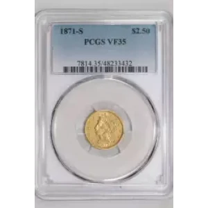 1871-S $2.50