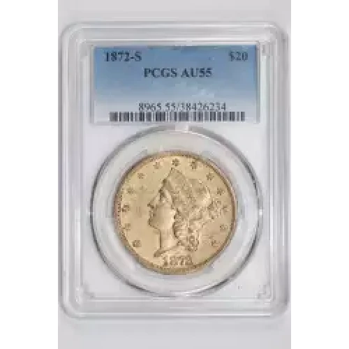 1872-S $20