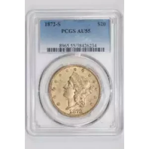 1872-S $20