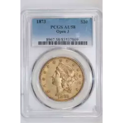 1873 $20 Open 3
