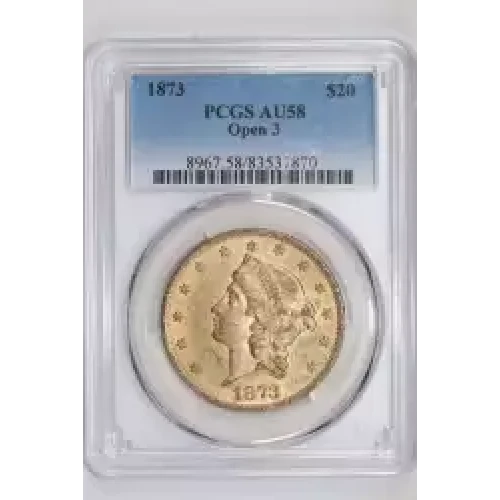 1873 $20 Open 3