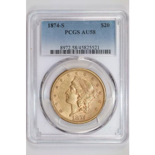 1874-S $20