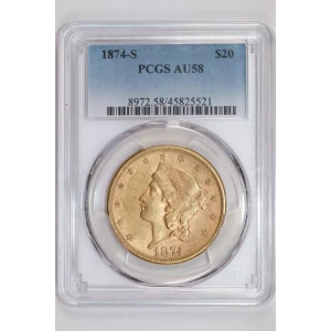 1874-S $20