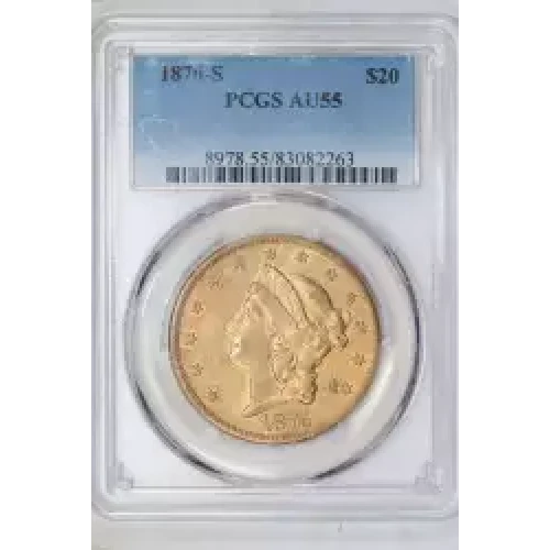 1876-S $20