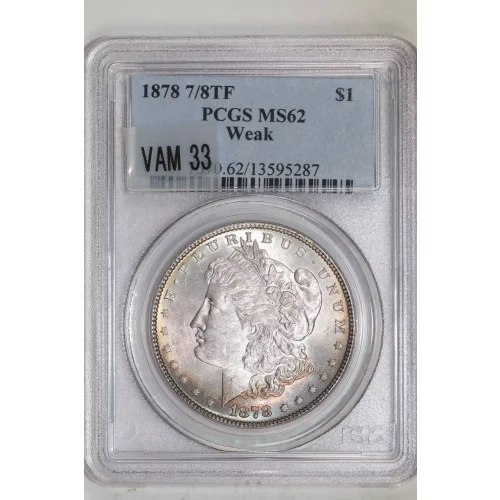 1878 7/8TF $1 Weak (2)