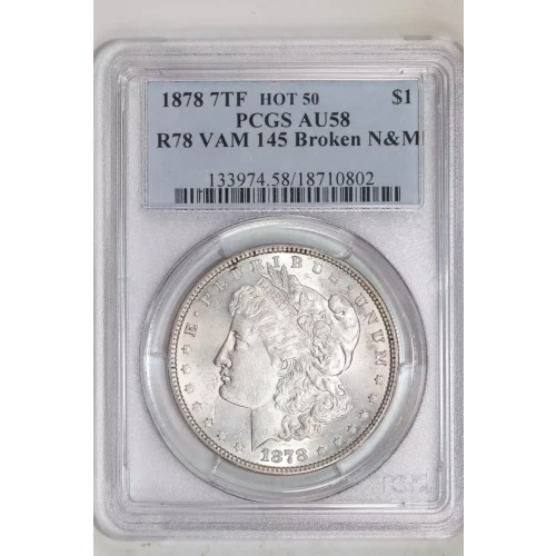 1878 7TF $1 R78 VAM 145 Broken N&M (2)