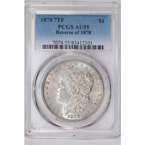 1878 7TF $1 Reverse of 1878