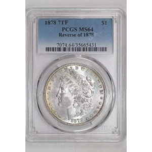 1878 7TF $1 Reverse of 1878