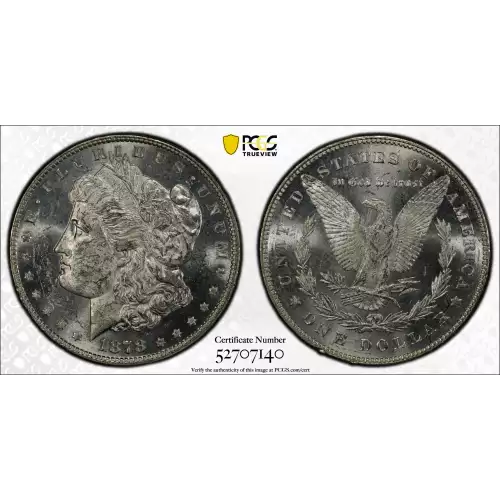 1878 7TF $1 Reverse of 1878