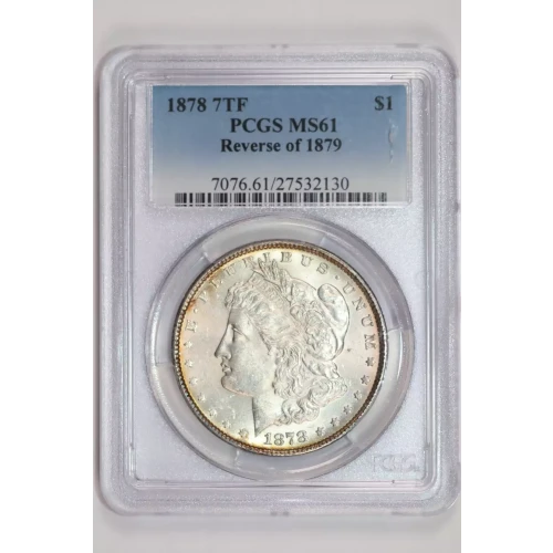 1878 7TF $1 Reverse of 1879 (2)