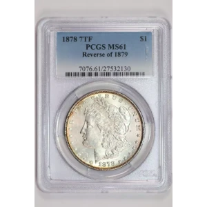 1878 7TF $1 Reverse of 1879 (2)