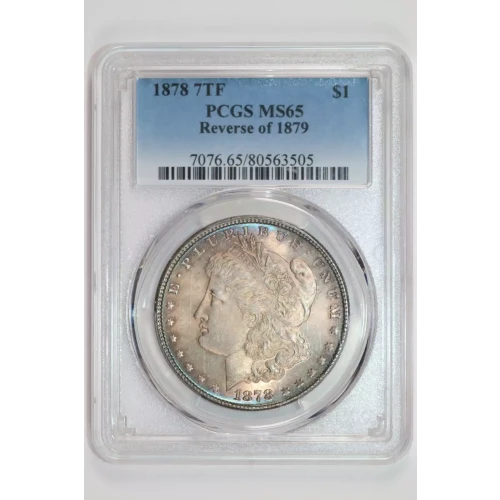 1878 7TF $1 Reverse of 1879