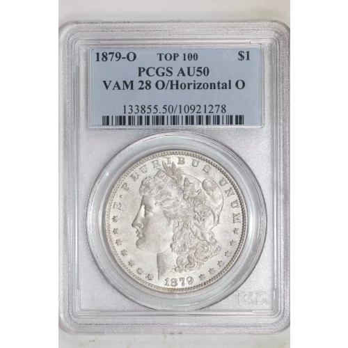 1879-O $1 VAM 28 O/Horizontal O (2)