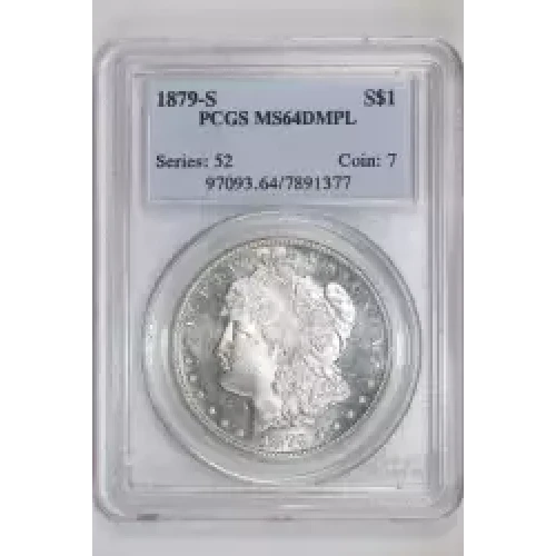 1879-S $1, DMPL