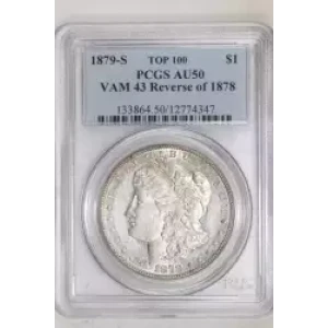 1879-S $1 VAM 43 Reverse of 1878
