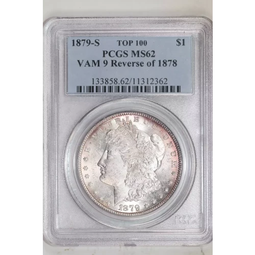 1879-S $1 VAM 9 Reverse of 1878