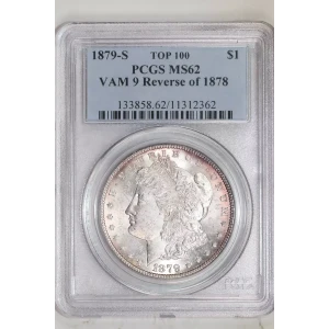 1879-S $1 VAM 9 Reverse of 1878