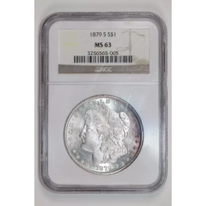 1879-S MORGAN DOLLAR NGC MS63