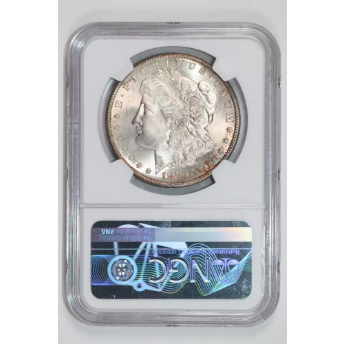 1879-S MORGAN DOLLAR REVERSE LAMINATION MINT ERROR NGC UNC DETAILS (2)