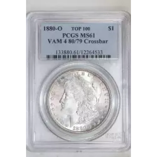 1880/79-O $1 VAM 4 Crossbar TOP 100