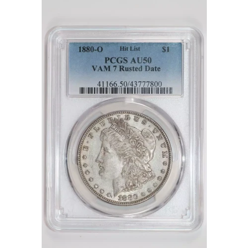 1880-O $1 VAM 7 Rusted Date Hit List