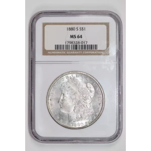 1880-S MORGAN DOLLAR NGC MS64 (2)