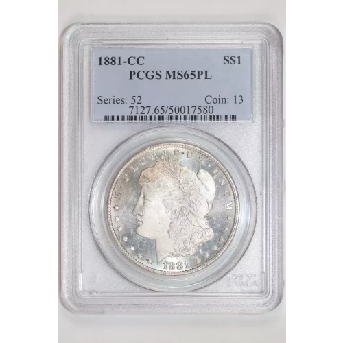 1881-CC $1, PL